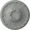 Ekena Millwork Tristan Ceiling Medallion (Fits Canopies up to 6 1/4"), 32 3/8"OD x 3 1/2"P, Primed White CM32TN - alternate 1